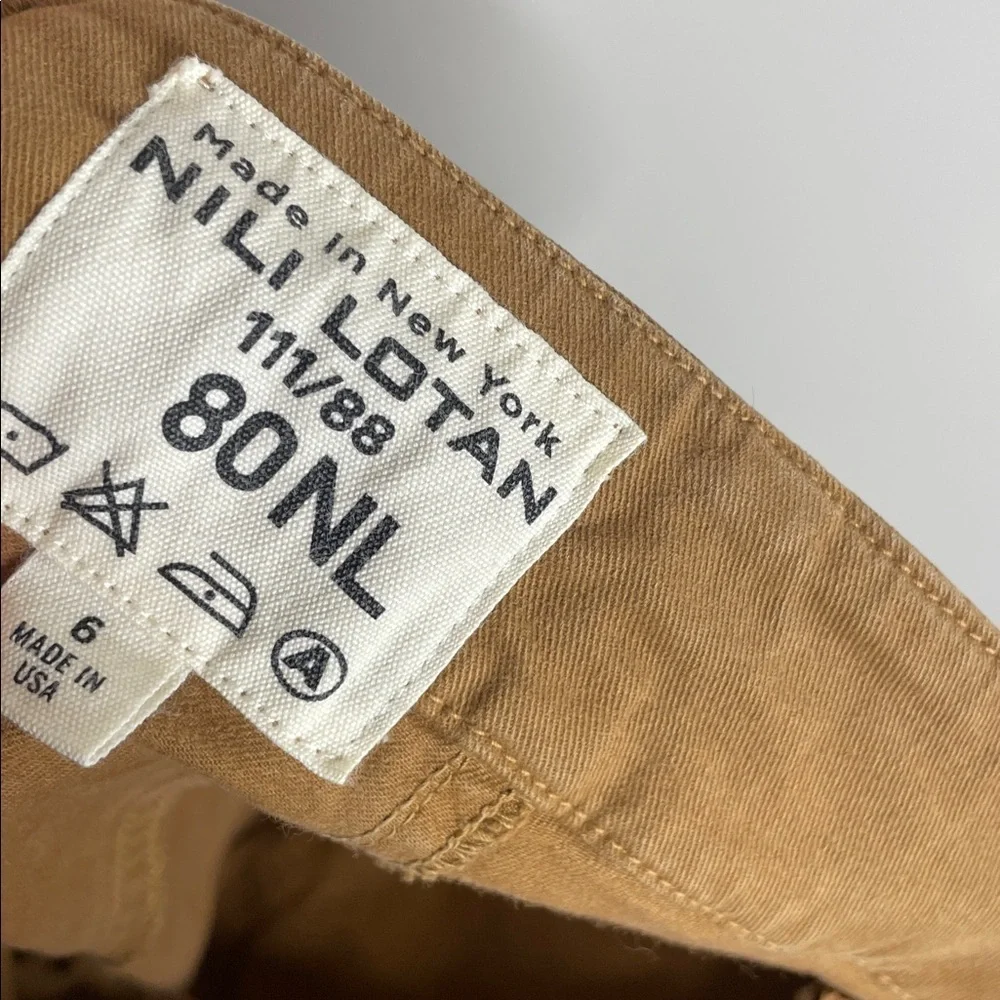 Nili Lotan | Women’s Jenna Raw Hem Ankle Pants Size 6
